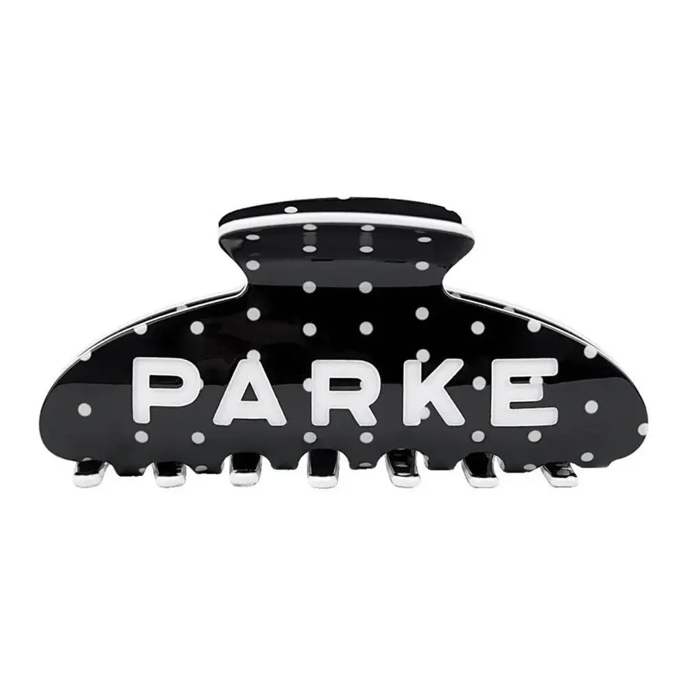 Parke claw clip nib polka dot